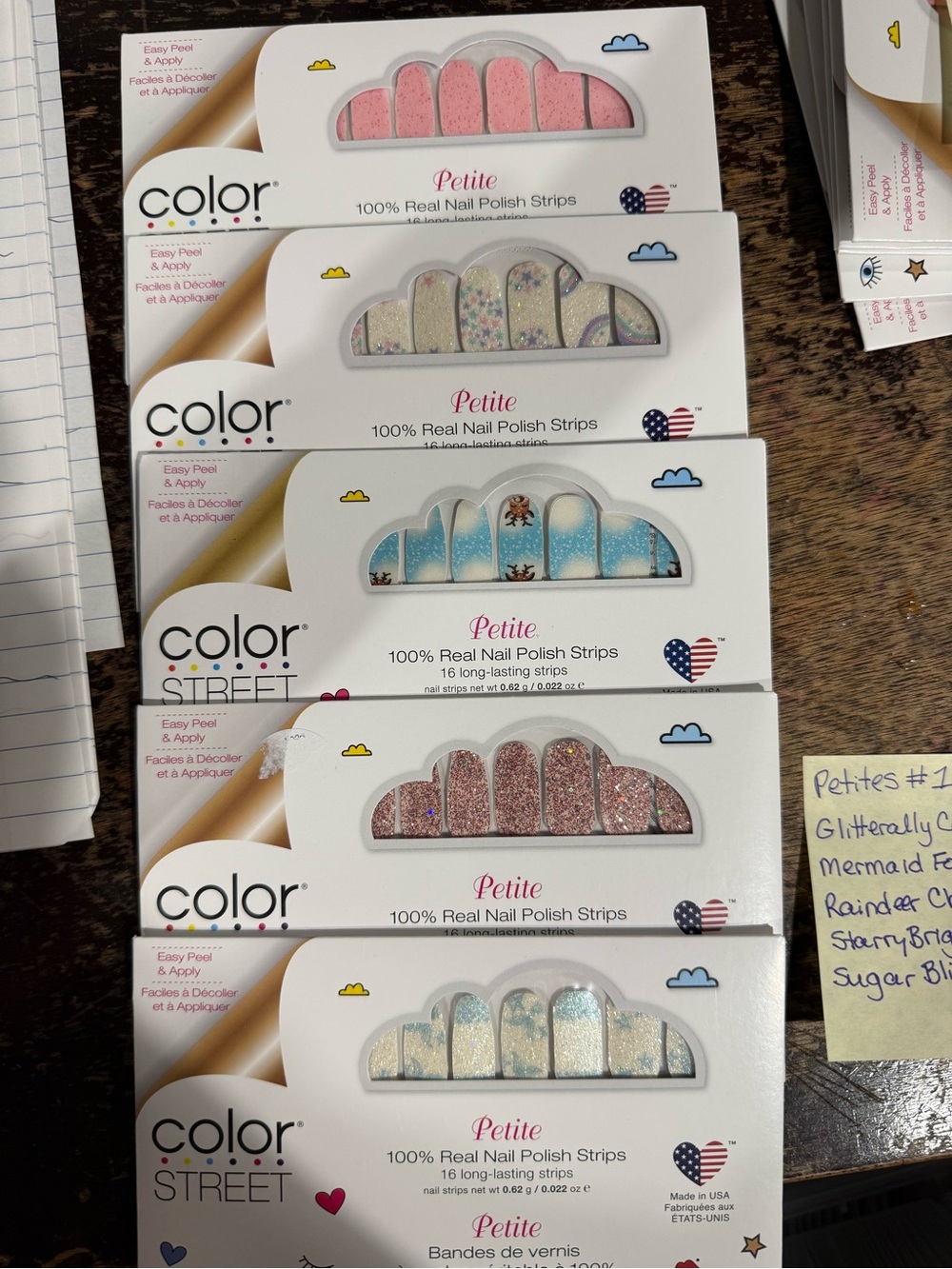 Color Street Petite nail polish strip bundle (1)